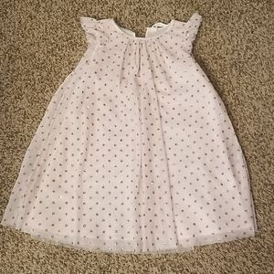 H&M sparkly pink dress with glitter polka dots 7